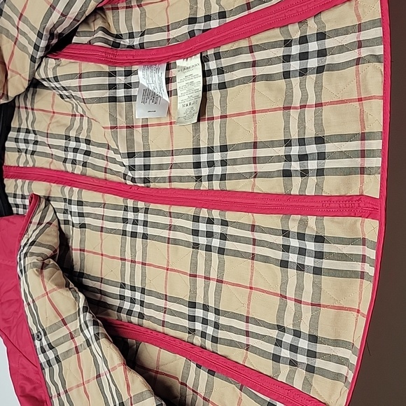 Burberry quilted field jacket medium pink/redish - Picture 8 of 12